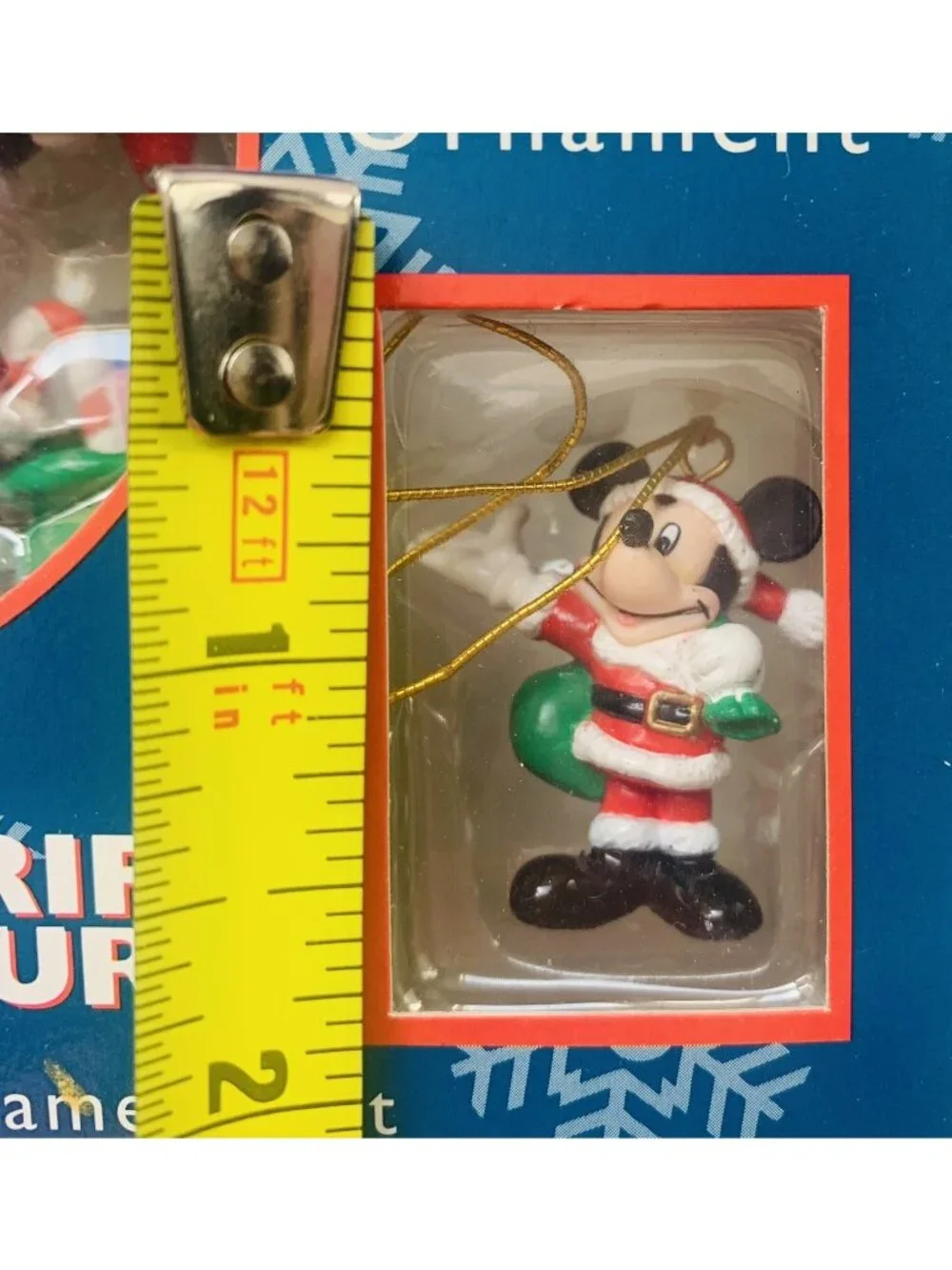 Disney Mickey Tree Rific Treasures Hanging Ornament  With Mini Ornament